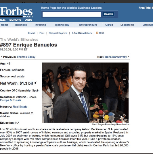 210 La gran apuesta Bañuelos Forbes